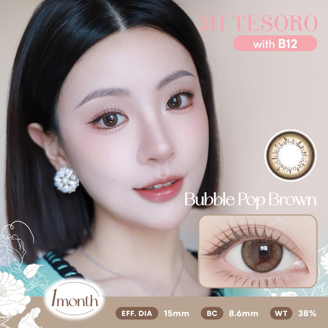 Bubble Pop Brown-Mi Tesoro Monthly Color Con 2pcs