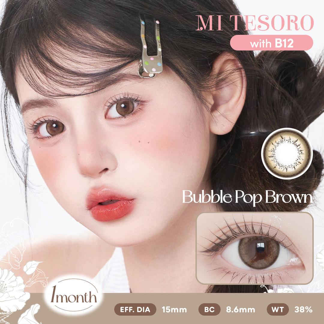 Bubble Pop Brown-Mi Tesoro Monthly Color Con 2pcs