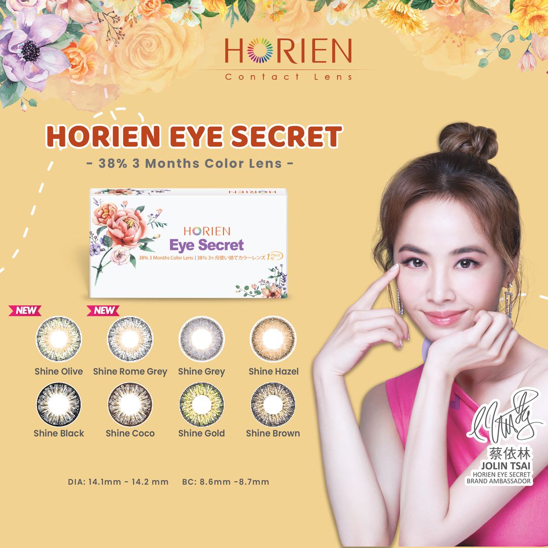 Shine Brown-Eye Secret 38% 3 Month Color Lens 2pcs