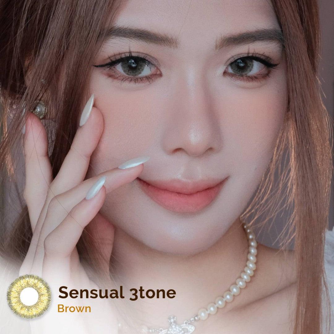 Sensual 3tone Brown 14.5mm