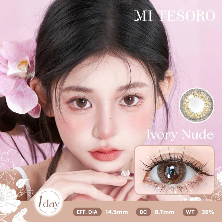 Ivory Nude-Mi Tesoro 1 Day Color Con 10pcs