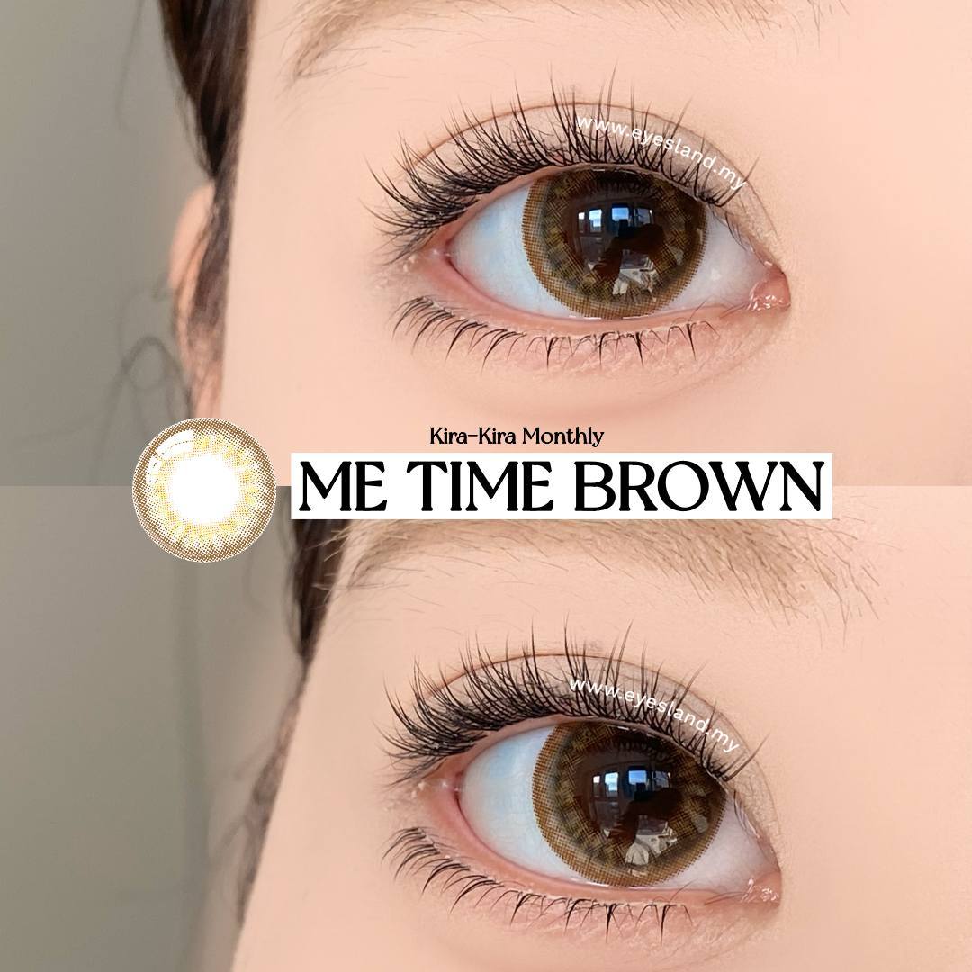 Me Time Brown-Kira-Kira Monthly Color Lens 2pcs