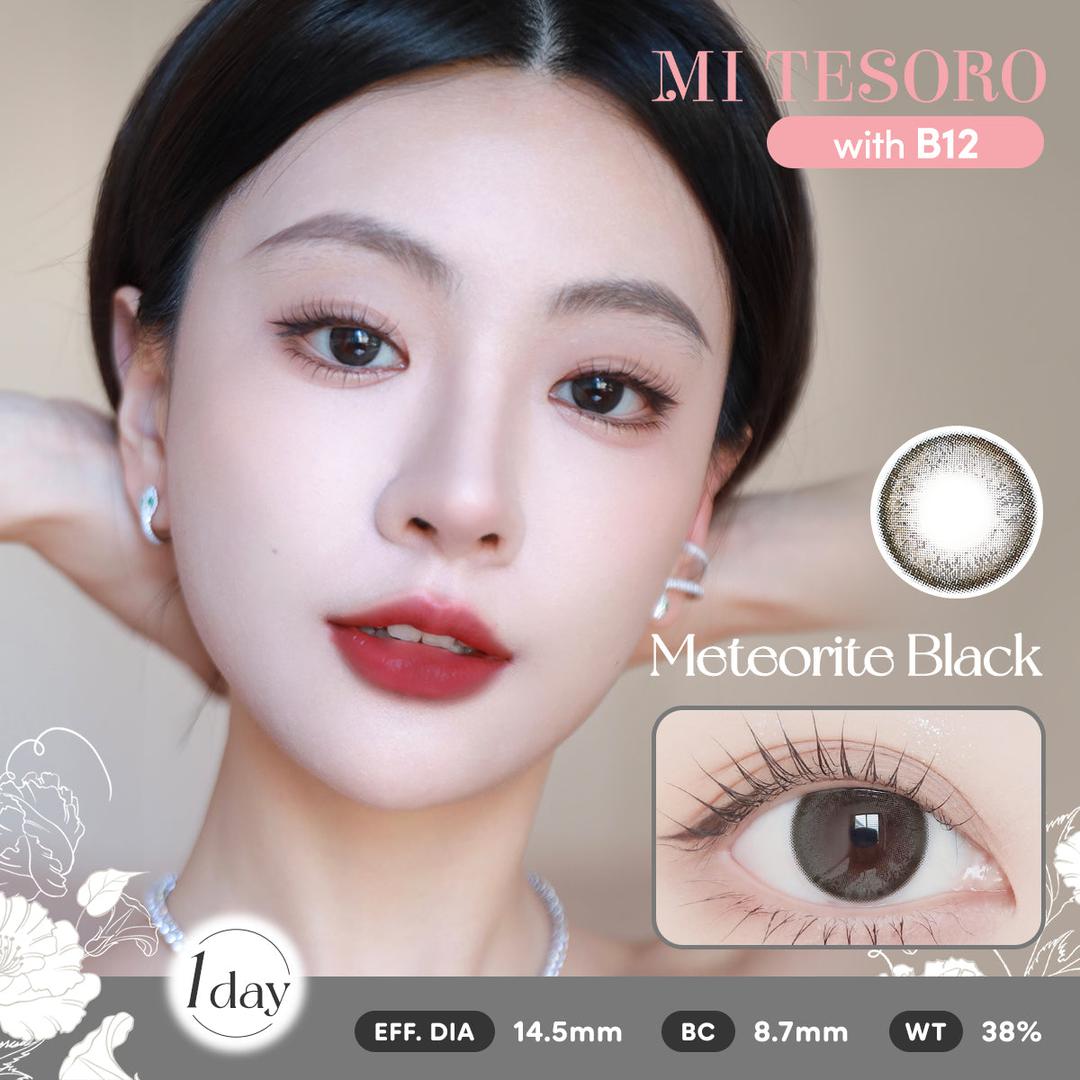 (Trial Pack)Meteorite Black-Mi Tesoro 1 Day Color Con 2pcs