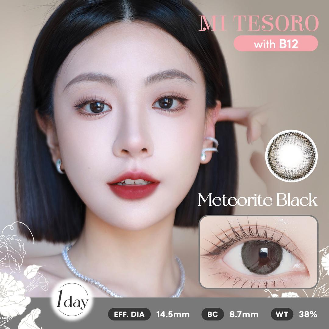 (Trial Pack)Meteorite Black-Mi Tesoro 1 Day Color Con 2pcs