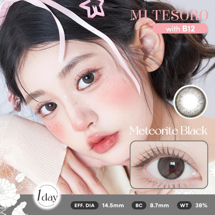 (Trial Pack)Meteorite Black-Mi Tesoro 1 Day Color Con 2pcs