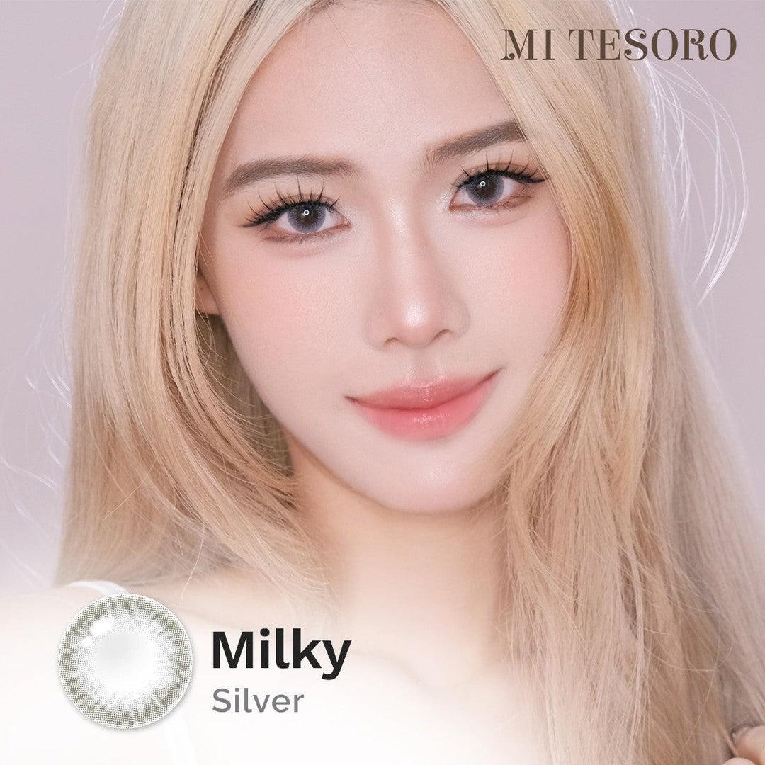 Milky Silver-Mi Tesoro Monthly Color Con 2pcs