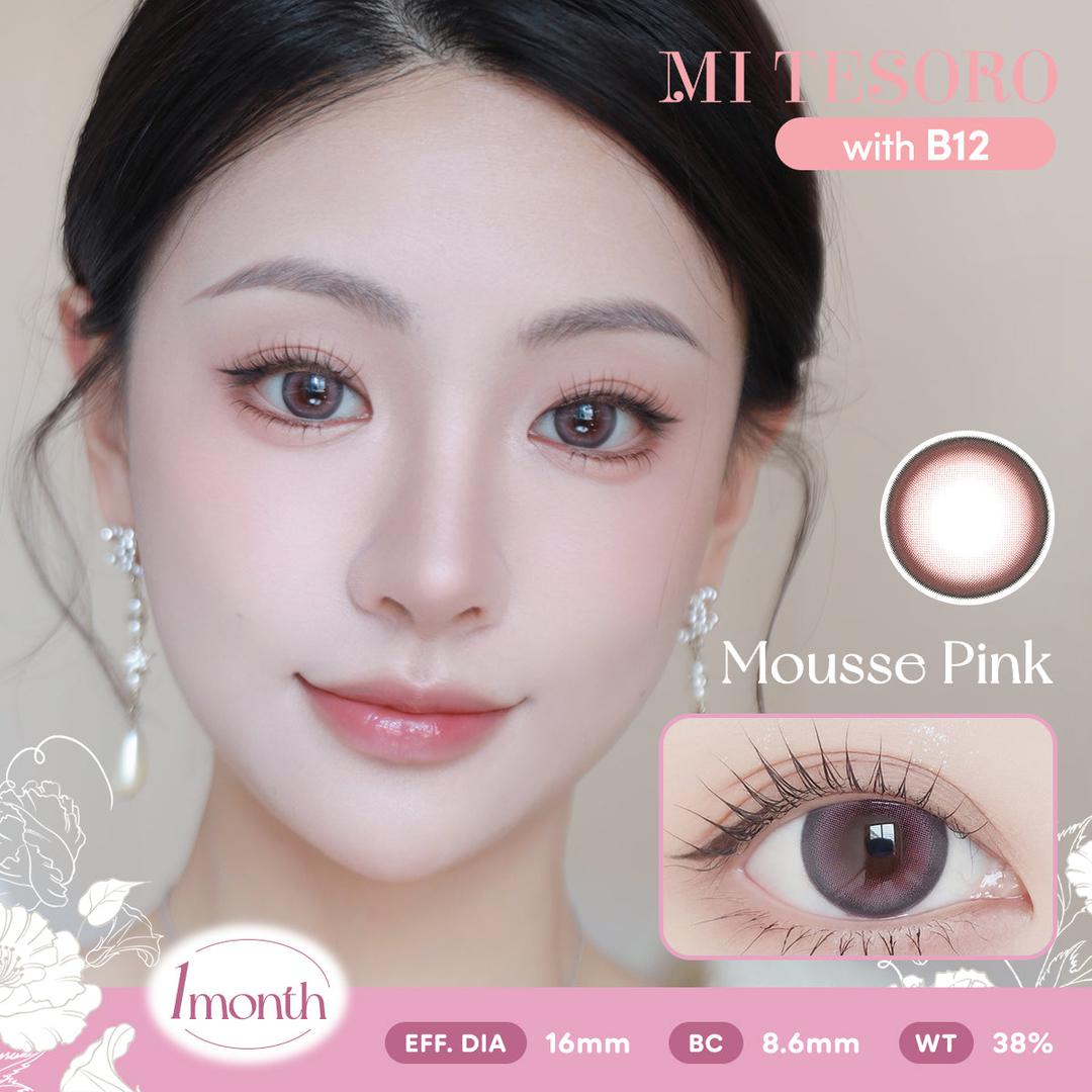 Mousse Pink-Mi Tesoro Monthly Color Con 2pcs