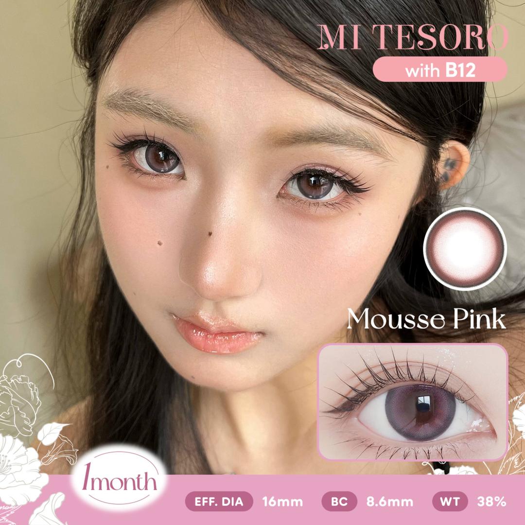 Mousse Pink-Mi Tesoro Monthly Color Con 2pcs