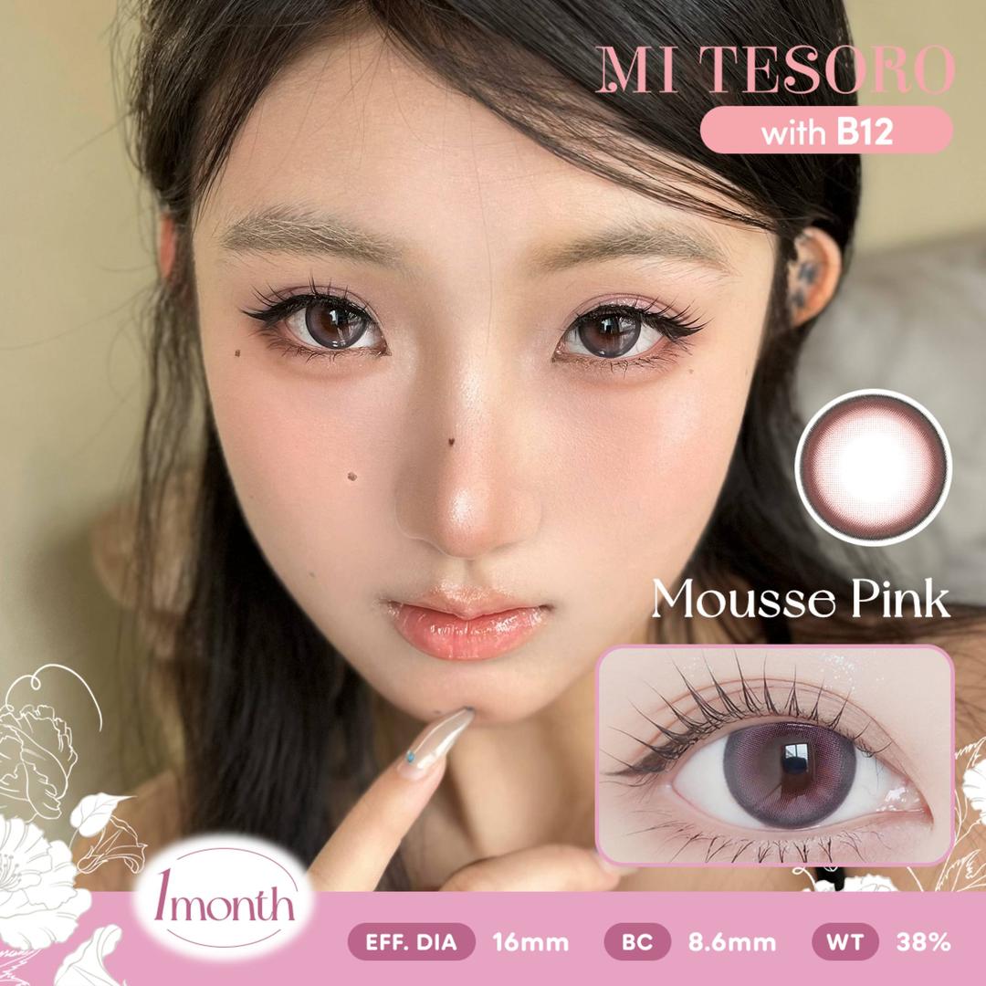 Mousse Pink-Mi Tesoro Monthly Color Con 2pcs