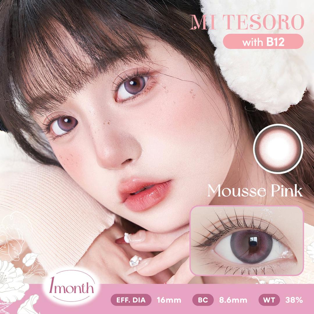 Mousse Pink-Mi Tesoro Monthly Color Con 2pcs