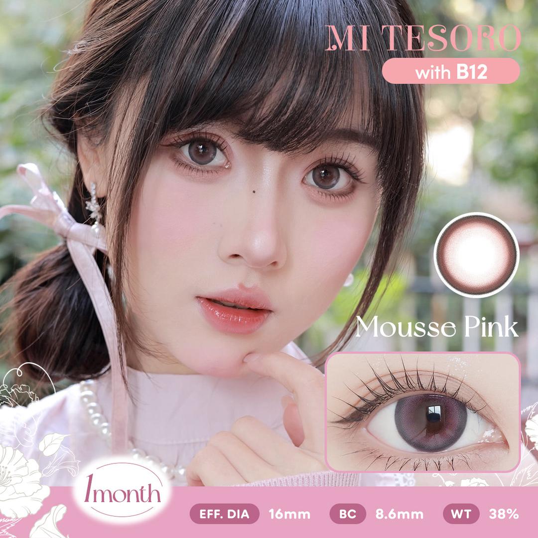 Mousse Pink-Mi Tesoro Monthly Color Con 2pcs