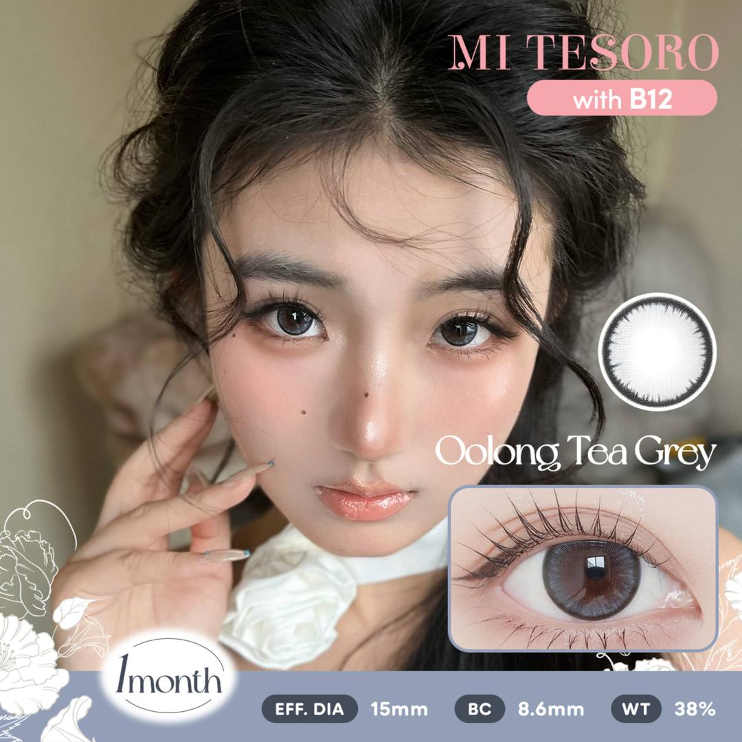 Oolong Tea Grey-Mi Tesoro Monthly Color Con 2pcs