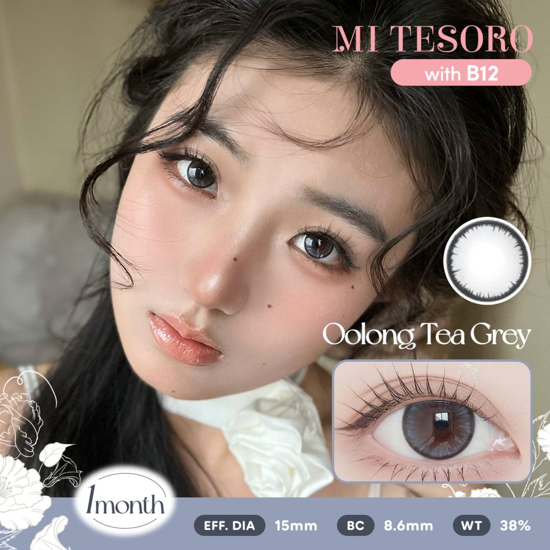 Oolong Tea Grey-Mi Tesoro Monthly Color Con 2pcs