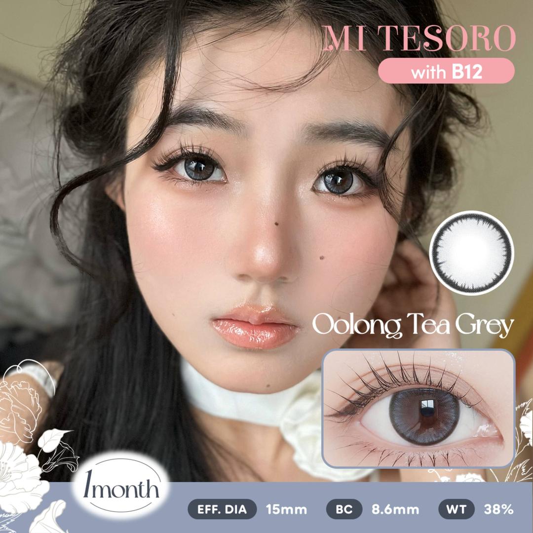 Oolong Tea Grey-Mi Tesoro Monthly Color Con 2pcs