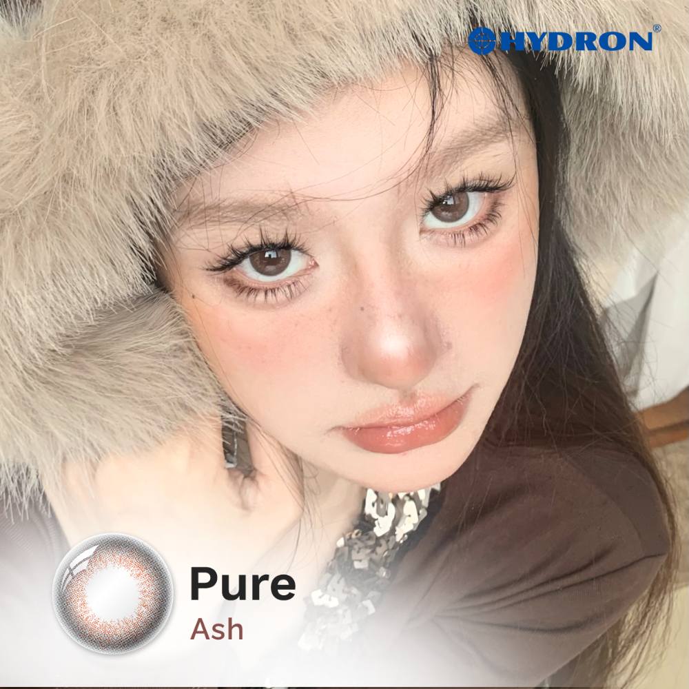 Pure Ash-Pure Plus Silicone Hydrogel 1 Day Color Contact Lens 10pcs