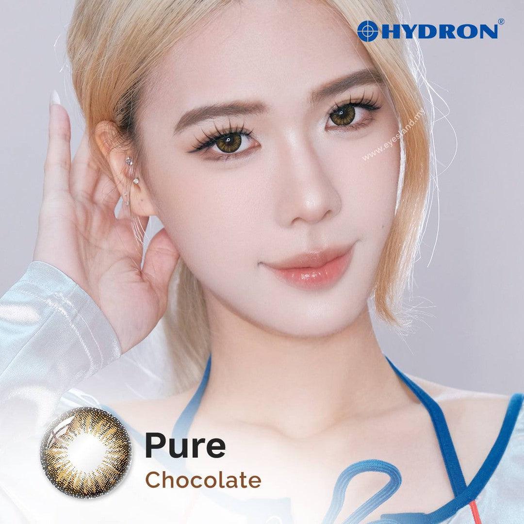 Pure Chocolate-Pure Plus Silicone Hydrogel 1 Day Color Contact Lens 10pcs