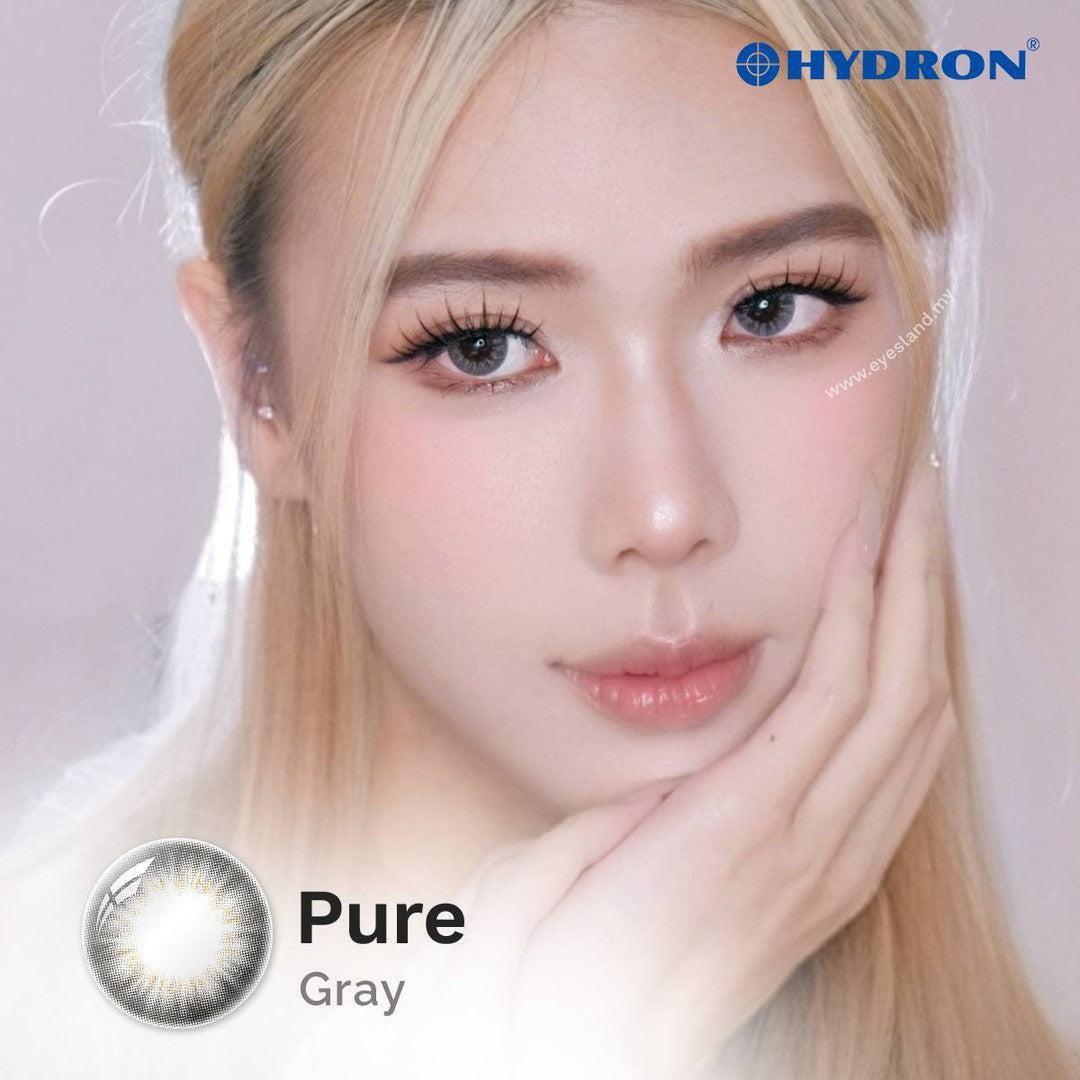 Pure Grey-Pure Plus Silicone Hydrogel 1 Day Color Contact Lens 10pcs