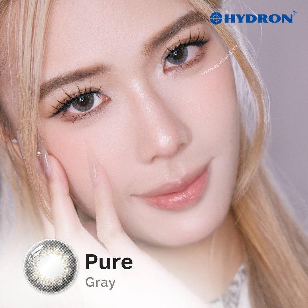 Pure Grey-Pure Plus Silicone Hydrogel 1 Day Color Contact Lens 10pcs