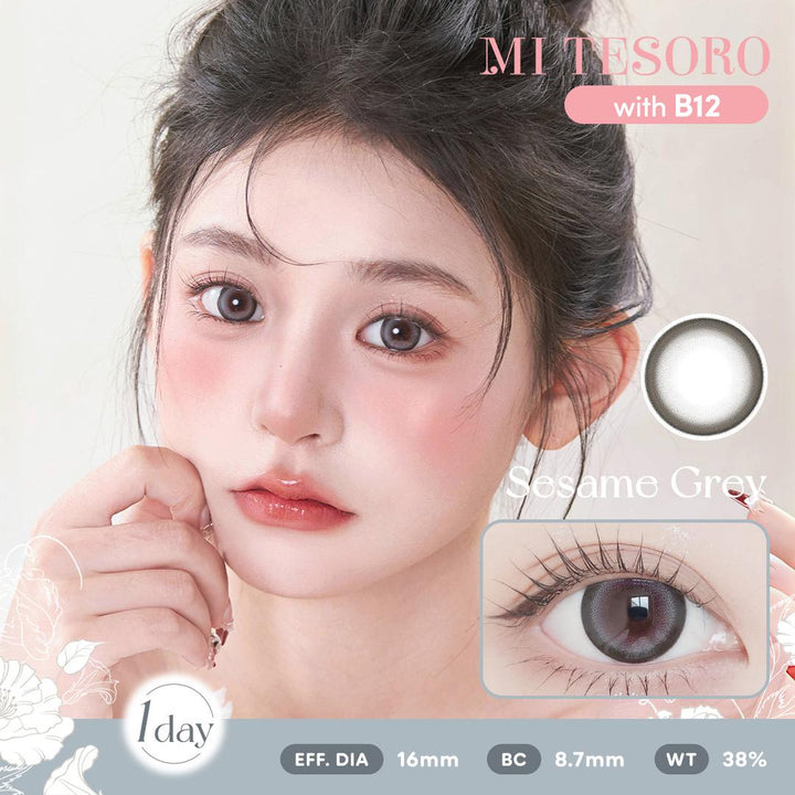 Sesame Grey-Mi Tesoro 1 Day Color Con 10pcs