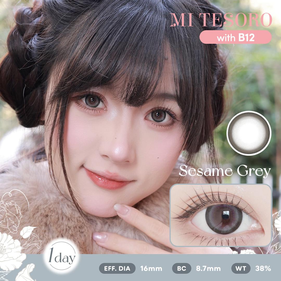 Sesame Grey-Mi Tesoro 1 Day Color Con 10pcs