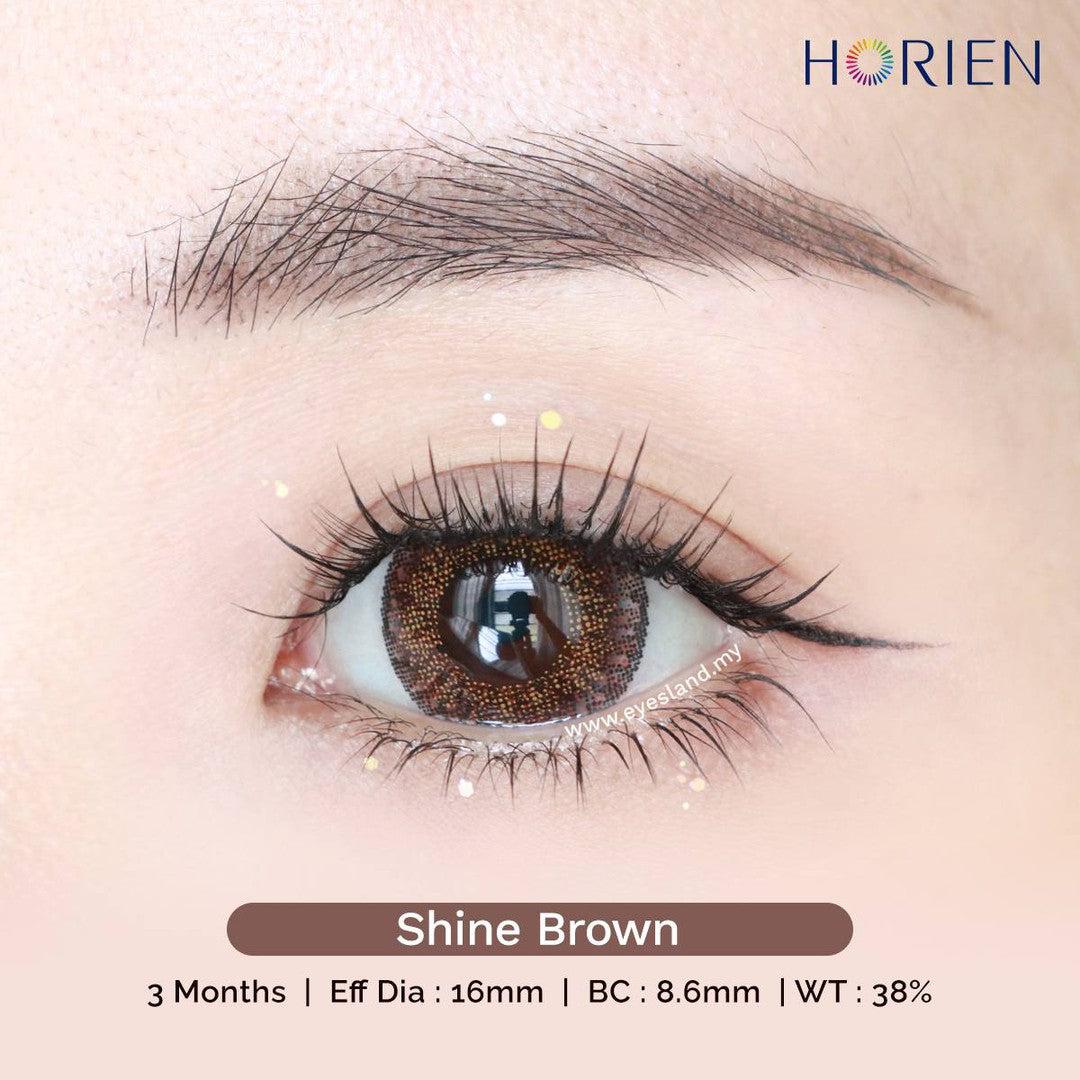 Shine Brown-Eye Secret 38% 3 Month Color Lens 2pcs