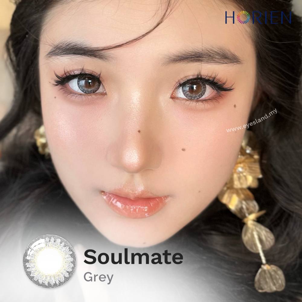 Soulmate Grey-Kira-Kira Monthly Color Lens 2pcs