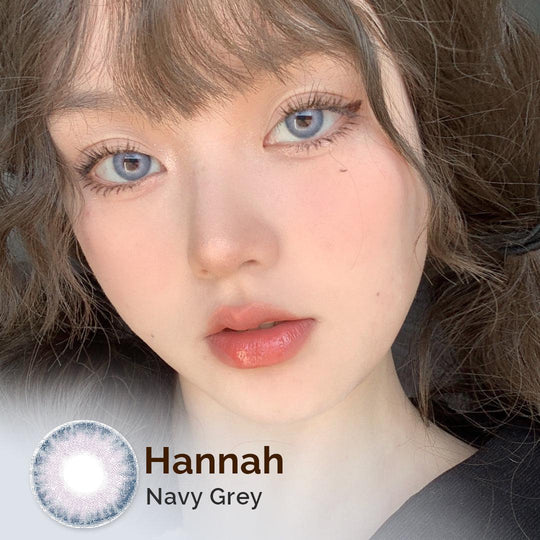 Hannah Navy Grey 15mm